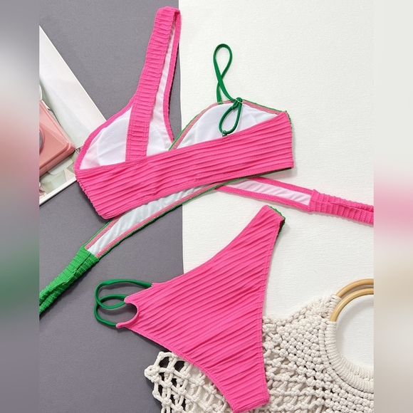 One-Shoulder Two-Piece Swim Set - Picture 5 of 6